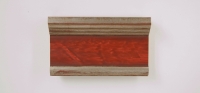 H4W42S Zilver - rood handgegrondeerd